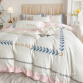 New 230g class milk fleece bedset 4 pieces